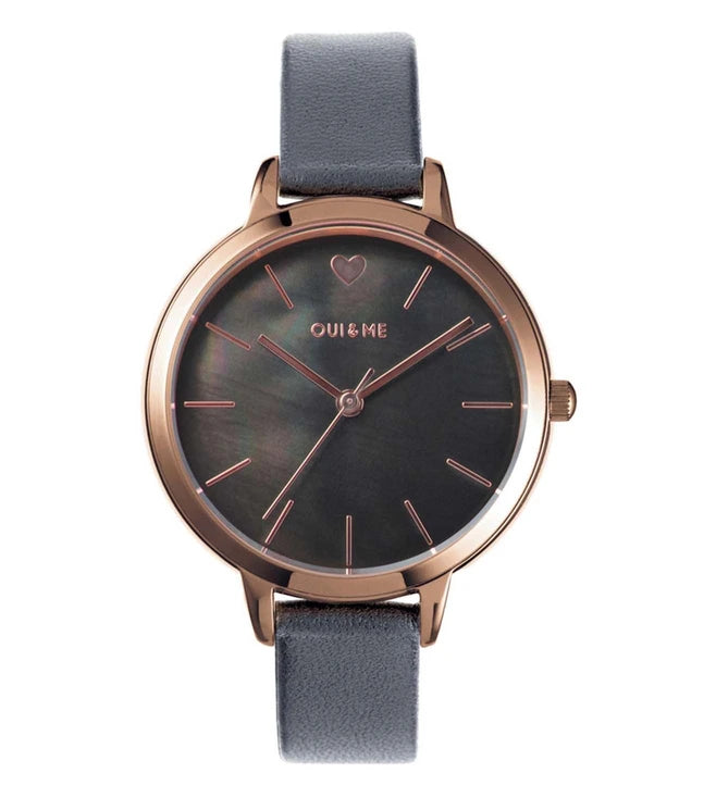 OUI & ME Amourette Analogue Black Round Dial Women's Watch- ME010099