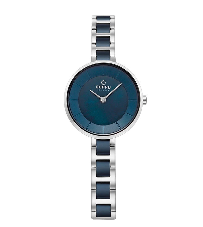 Obaku Vind Bluesteel Analouge  Blue
Mop Round Dial Women's Watch -  V183LXCLSA