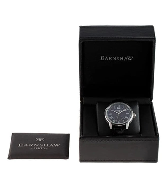 Earnshaw CORNWALL Analog Blue Round Dial Men's Watch - ES-8033-02