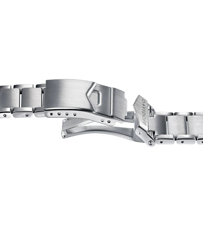 DAVIDOFF SWISS MADE Essential No.3 Quartz Black Round Dial Men's Watch- 23256