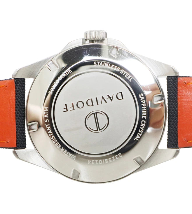 DAVIDOFF SWISS MADE Essential No.3 Quartz White Round Dial Men's Watch- 23258