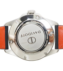 DAVIDOFF SWISS MADE Essential No.3 Quartz White Round Dial Men's Watch- 23258