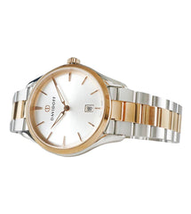 DAVIDOFF SWISS MADE Essential No.1 Quartz Silver Round Dial Men's Watch- 22905