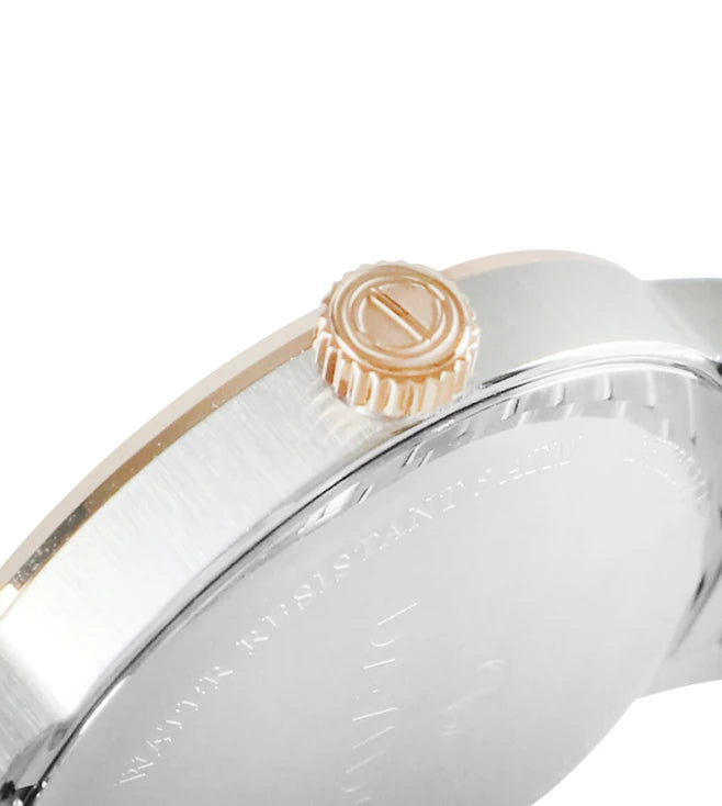 DAVIDOFF SWISS MADE Essential No.2 Quartz Silver Round Dial Men's Watch- 23041