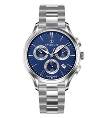 Davidoff SWISS MADE 23047 ESSENTIALS No. 1 Chronograph Swiss Made Watch For Men