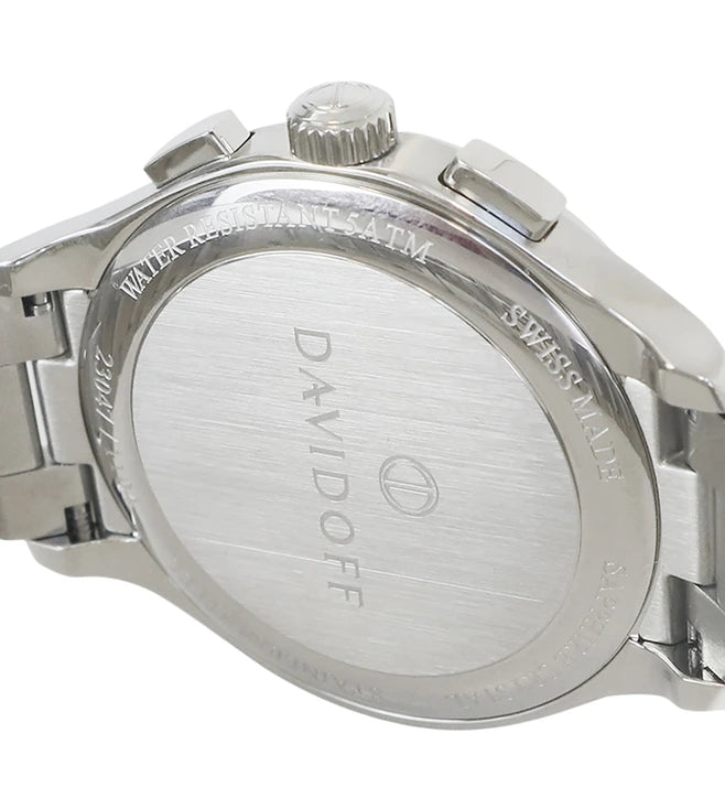 Davidoff SWISS MADE 23047 ESSENTIALS No. 1 Chronograph Swiss Made Watch For Men