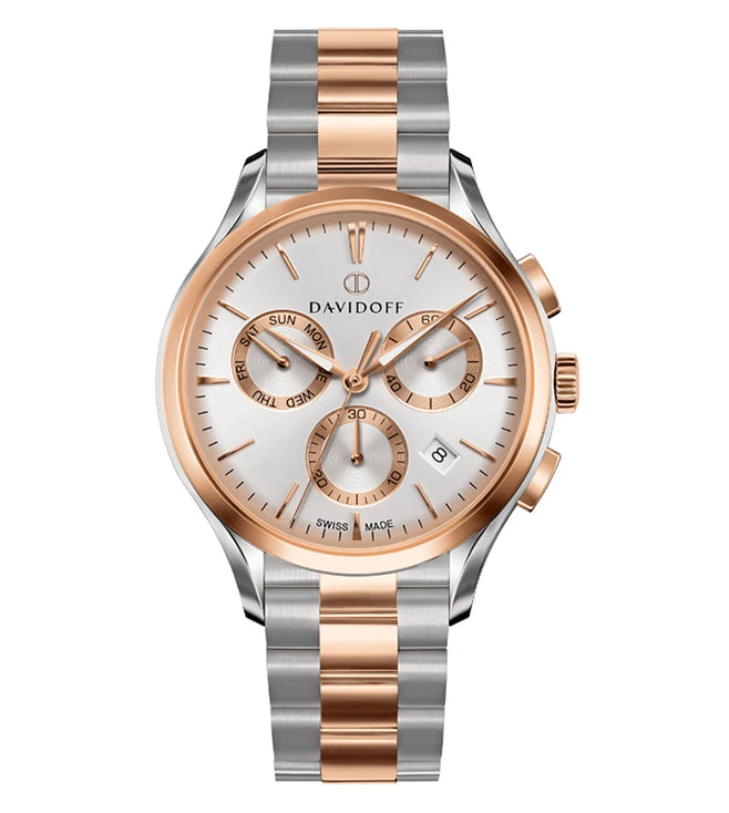 Davidoff SWISS MADE 23048 ESSENTIALS No. 1 Chronograph Swiss Made Watch For Men