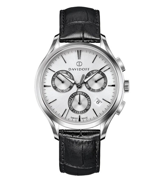 Davidoff SWISS MADE 23044 ESSENTIALS No. 1 Chronograph Swiss Made Watch For Men