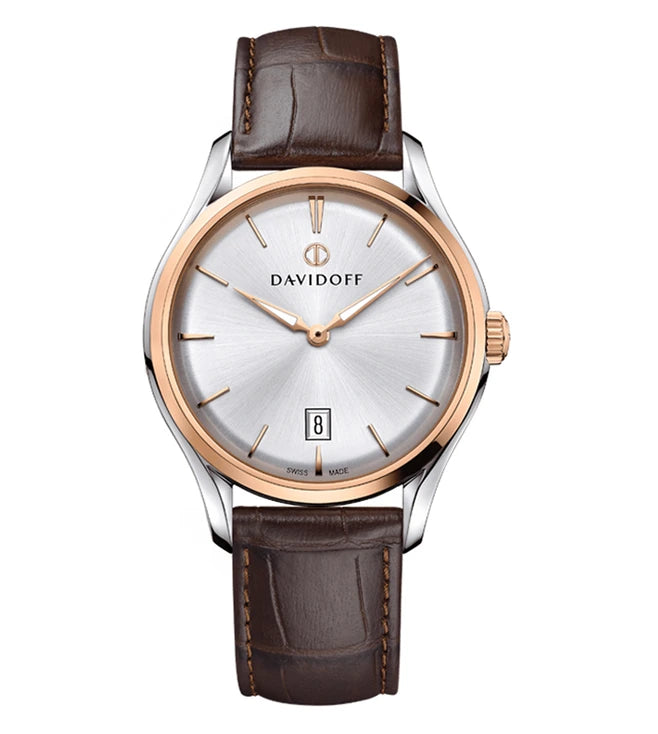 Davidoff SWISS MADE 22904 ESSENTIALS No. 1 Quartz Swiss Made Watch For Men