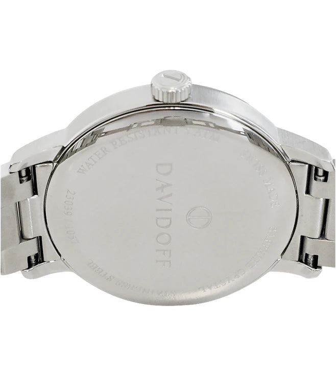 Davidoff SWISS MADE 23039 ESSENTIALS No. 2 Quartz Swiss Made Watch For Men