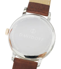 Davidoff SWISS MADE 23036 ESSENTIALS No. 2 Quartz Swiss Made Watch For Men