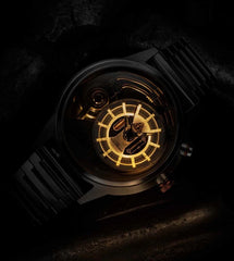 The ELECTRICIANZ ZZ-A3C/01 STEEL Z Swiss Design 5 LED Nightlight Inhouse Electric Module Watch For Men