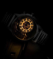 The ELECTRICIANZ ZZ-A3C/01 STEEL Z Swiss Design 5 LED Nightlight Inhouse Electric Module Watch For Men