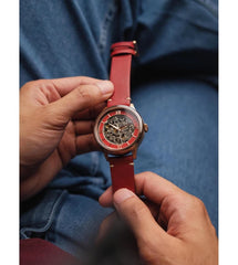 EARNSHAW Baron Automatic Skeleton Watch For Men's -ES-8230-04