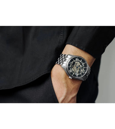 EARNSHAW Architects Automatic Skeleton Watch For Men's -ES-8240-22