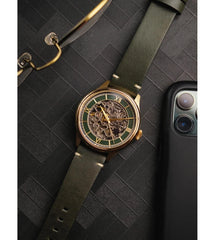 EARNSHAW Baron Automatic Skeleton Watch For Men's -ES-8230-03