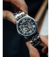 EARNSHAW Architects Automatic Skeleton Watch For Men's -ES-8240-33