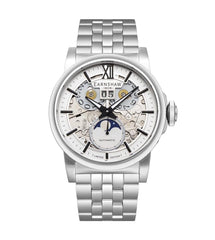 EARNSHAW Architects Limited Edition Automatic Skeleton Moonphase Watch For Men's -ES-8241-11