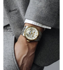 EARNSHAW Architects Limited Edition Automatic Skeleton Moonphase Watch For Men's -ES-8241-44