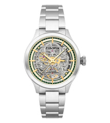 Earnshaw Baron and Nightingale Crystals Automatic Round Dial Couple Watch - ES-8229-SET-04