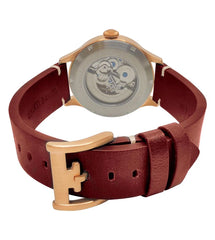 Earnshaw Baron and Anning Automatic Skeleton Round Dial Couple Watch - ES-8230- SET-01