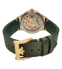 Earnshaw Baron and Anning Mech-Automatic Skeleton Round Dial Couple Watch - ES-8231-SET-02