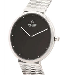 Obaku Papir 
Lille-Onyx Analouge Brown Round Dial Women's Watch -  V230LXCBMC