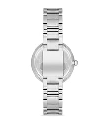 Ferro Quartz Silver Round Dial Women's Watch - F21129A-A