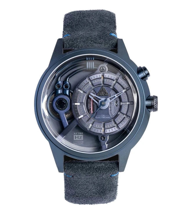 The Electricianz The Steel Z Night Light Quartz Men's Watch - ZZ-A4C/04-CLB