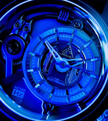 The Electricianz The Steel Z Night Light Quartz Men's Watch - ZZ-A4C/04-CLB
