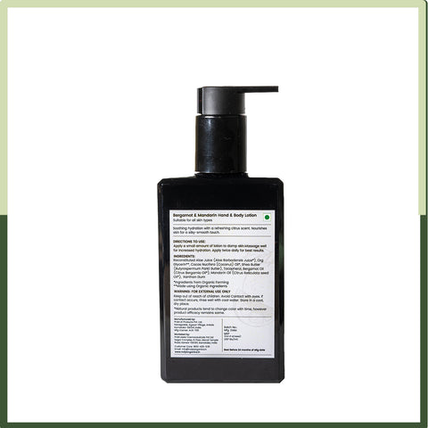 Naija Organics Bergamot and Mandarin Hand & Body Lotion - 50 ml