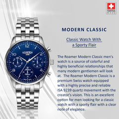 Roamer Modern Classic Quartz Men's Watch -  509902 41 44 20