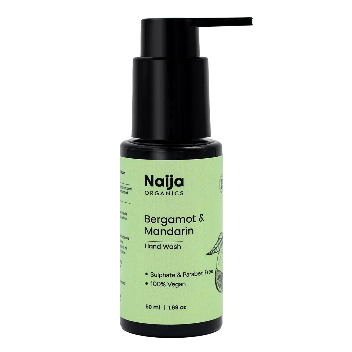 Naija Bergamot & Mandarin Hand Cleanser - 50 ml