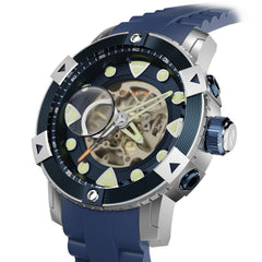 Nubeo Gemini Automatic Skeleton Men's Watch- NB-6041-02