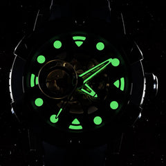 Nubeo Gemini Automatic Skeleton Men's Watch- NB-6041-02