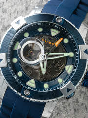 Nubeo Gemini Automatic Skeleton Men's Watch- NB-6041-02