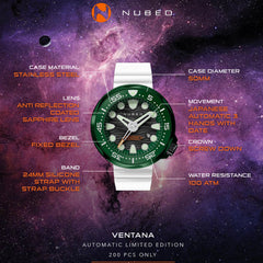 Nubeo Ventana Automatic Limited Edition 21 Jewels Men's Watch -  NB-6046-0E