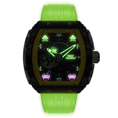 Nubeo Magellan Automatic Space Invaders Men's Watch - NB-6047-SI-01