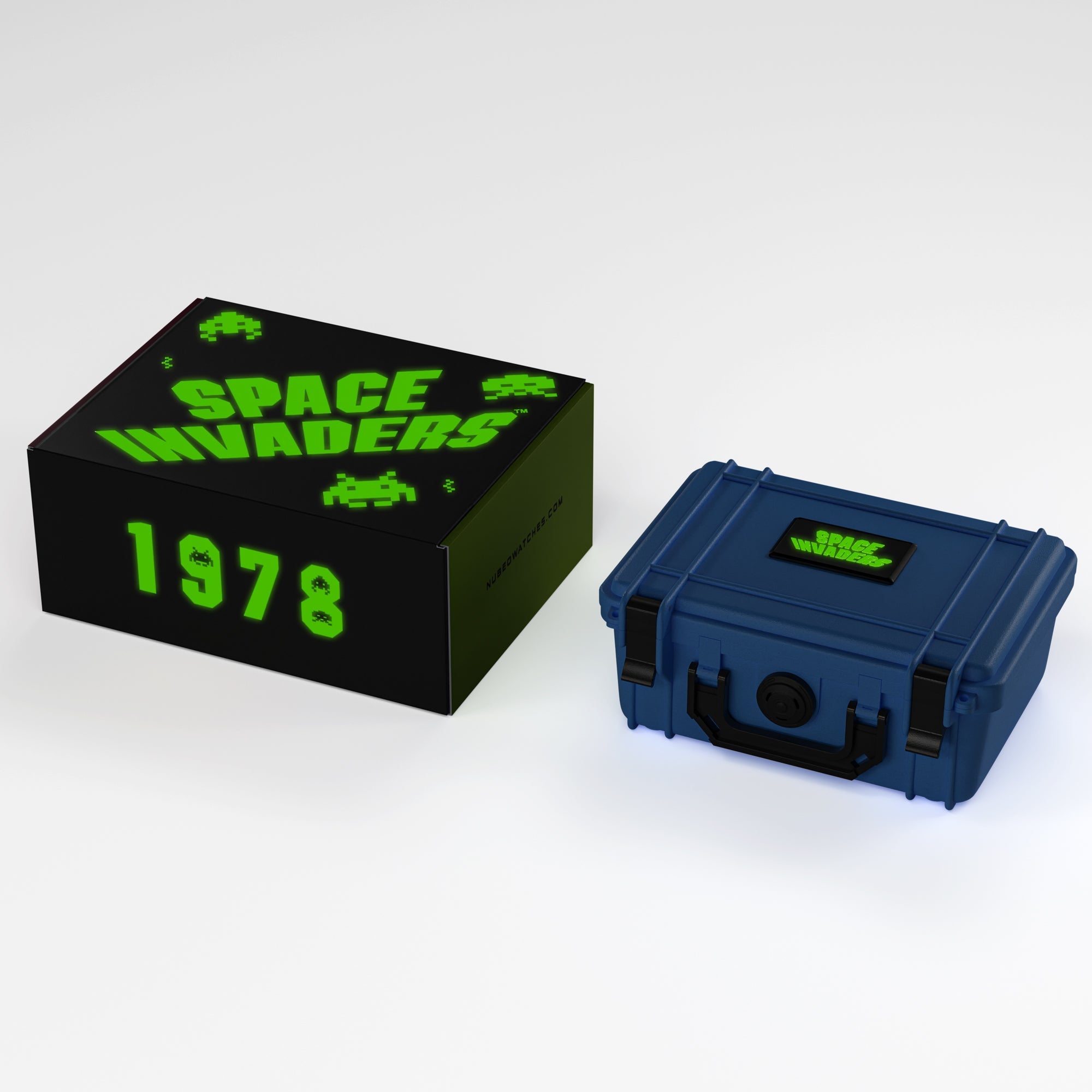 Nubeo Magellan Automatic Space Invaders Men's Watch - NB-6047-SI-02