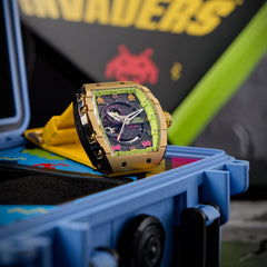 Nubeo Magellan Automatic Space Invaders Men's Watch - NB-6047-SI-03