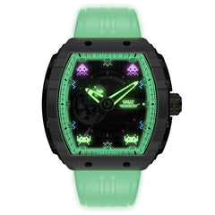 Nubeo Magellan Automatic Space Invaders Men's Watch - NB-6047-SI-04