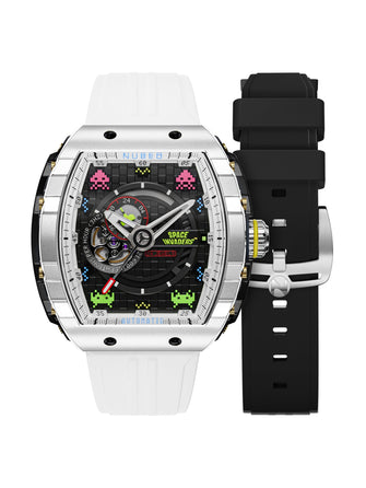 Nubeo Magellan Automatic Space Invaders Men's Watch - NB-6047-SI-04
