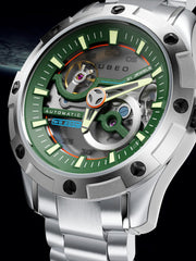 Nubeo Pioneer Limited Edition 21 Jewels Automatic Skeleton Men's Watch- NB-6048-11