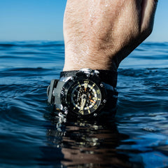 Nubeo Curiousity Automatic Skeleton Men's Watch- NB-6050-02