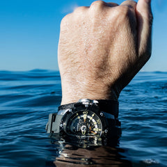 Nubeo Curiousity Automatic Skeleton Men's Watch- NB-6050-02