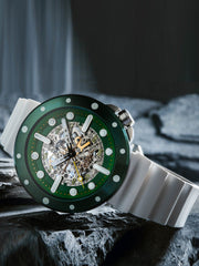 Nubeo Cassini Automatic Skeleton Dial Men's Watch - NB-6058-02