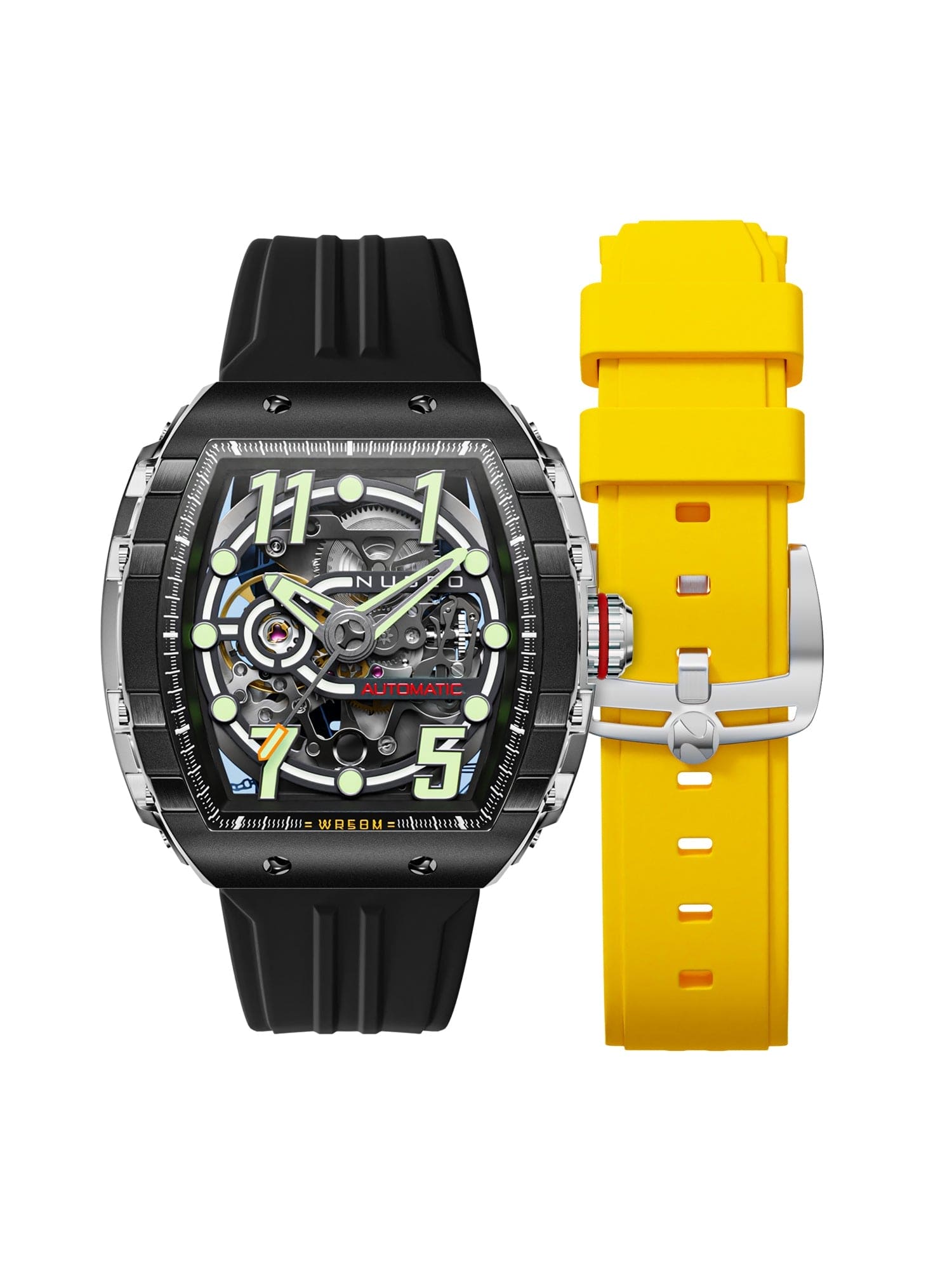 Nubeo Magellan Vision Limited Edition Automatic Men's Watch With Additional Strap -  NB-6063-01