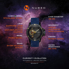 Nubeo Curiousity Evolution Limited Edition Men's Watch - NB-6066-01