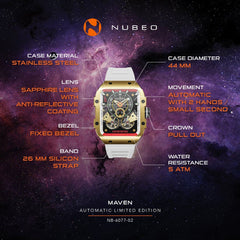 Nubeo Maven Automatic Limited Edition Men's Watch - NB-6077-02