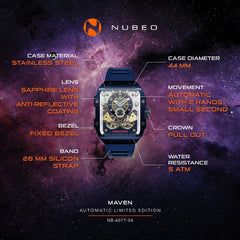 Nubeo Maven Automatic Limited Edition Men's Watch - NB-6077-04